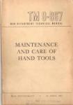 Maintenance Care of Hand Tools Manual TM 9-867