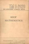 WWII Shop Mathematics Manual TM 9-2820
