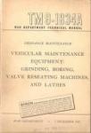Vehicle Maintenance Manual TM 9-1834A