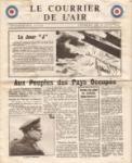 WWII Propaganda Leaflet le courrier de l'air D-day