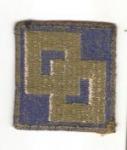 Patch 2nd Service Command Green Back 