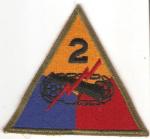 WWII 2nd Armored Division Patch