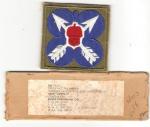 WWII 21st Corps Patch & Label