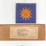 Post WWII 40th Infantry Division Patch & Label
