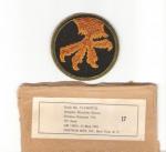 WWII era 17th Airborne Patch & Box Label