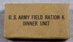 WWII US Army Field Ration K Dinner Unit