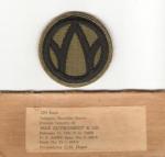 WWII 89th Infantry Division Patch & Label