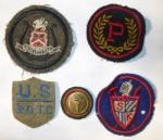 WWII ROTC Patch Pin Lot