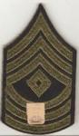 WWII 1st Sergeant Rank Patches Mint