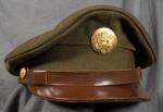 WWII Army Semi Crusher Visor Cap Hat