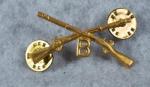 WWII Infantry B Officer Collar Insignia Pin