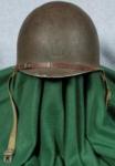 WWII US M1 Helmet Fixed Bale Complete