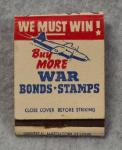 WWII AAF Buy War Bonds Matchbook