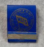 WWII Navy MSTS Matchbook