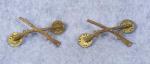 WWII Infantry Officer Collar Insignia