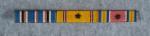 WWII Army Ribbon Bar 3 Place 