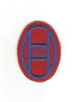 WWII 30th Infantry Division Patch Red Border