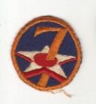 WWII 7th AAF Variant Patch Felt