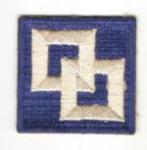 WWII 2nd Service Command Patch White Back