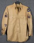 WWII Khaki AAF Cotton Shirt