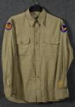 WWII Khaki 8th AAF Military Regulation Shirt