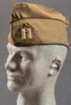 WWII Khaki Officer's Garrison Cap Captain