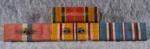 WWII Army Ribbon Bar 4 Place Philippines