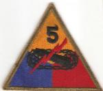 WWII 5th Armored Patch