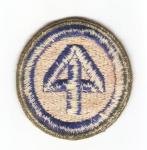 WWII Patch 44th Infantry Division White Back