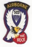 Patch 503rd Airborne Regimental Combat Team 