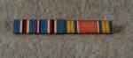 WWII Army Ribbon Bar 2 Place American Campaign