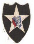 WWII 2nd Infantry Division Patch
