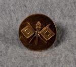 WWII Signals Collar Disc Screw Back