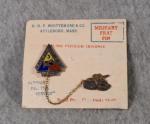 WWII 3rd Armored Division Sweetheart Pin