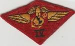 WWII Patch Marine Corps 4th Air Wing USMC