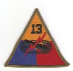 WWII 13th Armored Division Patch