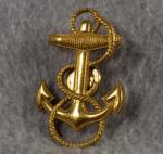 USN Navy Fouled Anchor Cap Badge Device 