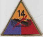 WWII 14th Armored Division Patch