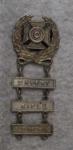 WWII Army Expert Badge with 3 Bars