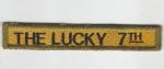 WWII Lucky 7th Armored Rocker Tab Patch Repro