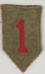 WWII 1st Infantry Division Patch German 