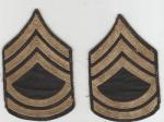 WWII Sergeant 1st Class Rank Patches