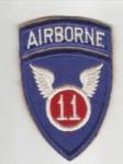 WWII 11th Airborne Division Patch