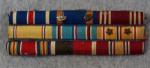 WWII 1950's AAF Ribbon Bar 9 Place Theater Made