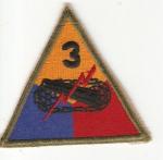 WWII 3rd Armored Patch