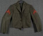 WWII USMC Marine Cut Down Uniform Blouse Tunic 