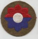 WWII 9th Infantry Division Wool Felt Patch