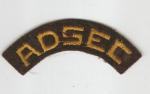WWII Patch Tab ADSEC