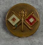 WWII Enlisted Signal Corps Collar Disc Enameled