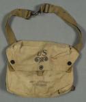 WWII Lightweight Service Gas Mask Carry Bag 